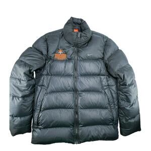 Nike Basic 550 Down Padded Bomber Puffer Warm Jacket Chicago Marathon RARE sz M